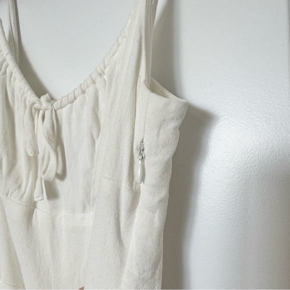 NWT Aritzia Wilfred Bellow Midi Dress - Light Birch white Size 6 - Picture 11 of 14